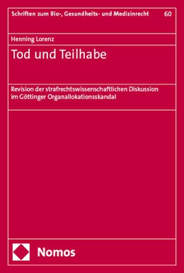 Abbildung von Lorenz | Tod und Teilhabe | 1. Auflage | 2025 | 60 | beck-shop.de