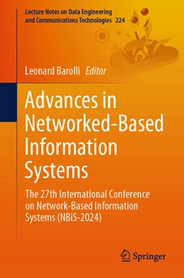 Abbildung von Barolli | Advances in Network-Based Information Systems | 1. Auflage | 2024 | beck-shop.de