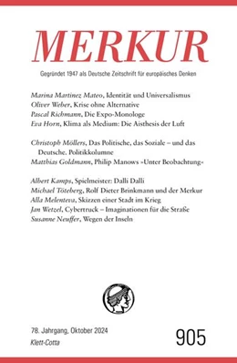 Abbildung von Demand / Knörer | MERKUR 10/2024, Jg.78 | 1. Auflage | 2024 | beck-shop.de