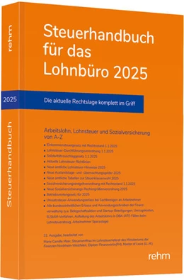 Abbildung von Meer | Steuerhandbuch für das Lohnbüro 2025 | 1. Auflage | 2025 | beck-shop.de