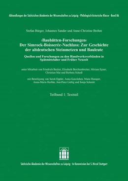 Abbildung von Brehm / Bürger | 'Bauhütten-Forschungen'. Der Simrock-Boisserée-Nachlass | 1. Auflage | 2024 | beck-shop.de