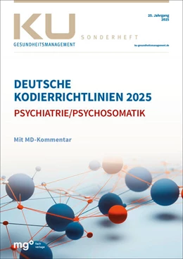 Abbildung von Dienst der Krankenver / InEK gGmbH | Deutsche Kodierrichtlinien für die Psychiatrie/Psychosomatik 2025 mit MD-Kommentar | 25. Auflage | 2024 | beck-shop.de