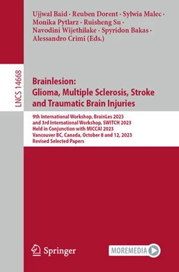 Abbildung von Baid / Dorent | Brainlesion: Glioma, Multiple Sclerosis, Stroke and Traumatic Brain Injuries | 1. Auflage | 2024 | 14668 | beck-shop.de