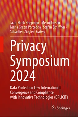 Abbildung von Hoepman / Jensen | Privacy Symposium 2024 | 1. Auflage | 2025 | beck-shop.de