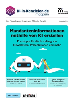 Abbildung von Ki-in-Kanzleien.de • Ausgabe 2/2024 | | 2024 | beck-shop.de