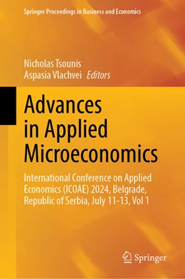 Abbildung von Tsounis / Vlachvei | Advances in Applied Microeconomics | 1. Auflage | 2025 | beck-shop.de