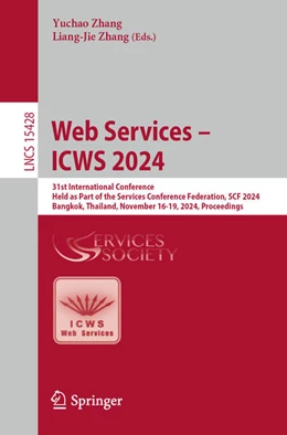 Abbildung von Zhang | Web Services – ICWS 2024 | 1. Auflage | 2024 | 15428 | beck-shop.de