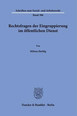 Abbildung von Herbig | Rechtsfragen der Eingruppierung im öffentlichen Dienst | 1. Auflage | 2024 | beck-shop.de
