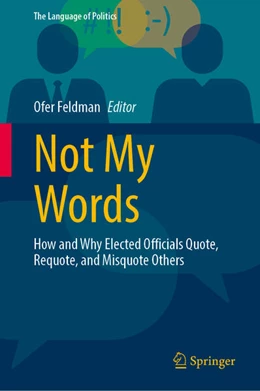 Abbildung von Feldman | Not My Words | 1. Auflage | 2025 | beck-shop.de