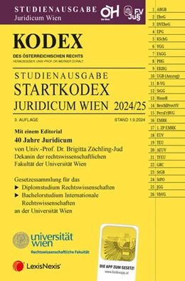 Abbildung von Doralt | KODEX Startkodex Wien Juridicum 2024/25 - inkl. App | 3. Auflage | 2024 | beck-shop.de