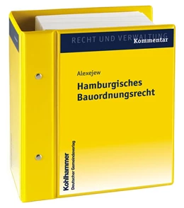 Abbildung von Alexejew / Haase | Hamburgisches Bauordnungsrecht | 1. Auflage | 2020 | beck-shop.de