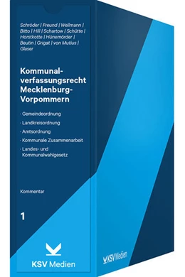 Abbildung von 
Schröder / Freund | Kommunalverfassungsrecht Mecklenburg-Vorpommern | 1. Auflage | 2024 | beck-shop.de