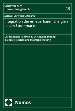 Abbildung von Ortmann | Integration der erneuerbaren Energien in den Strommarkt | 1. Auflage | 2024 | 43 | beck-shop.de