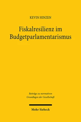 Abbildung von Hinzen | Fiskalresilienz im Budgetparlamentarismus | 1. Auflage | 2025 | 14 | beck-shop.de