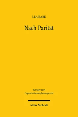 Abbildung von Rabe | Nach Parität | 1. Auflage | 2024 | 16 | beck-shop.de