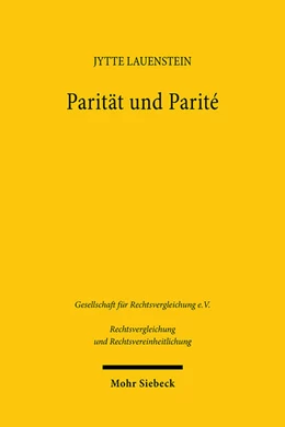 Abbildung von Lauenstein | Parität und Parité | 1. Auflage | 2024 | 103 | beck-shop.de