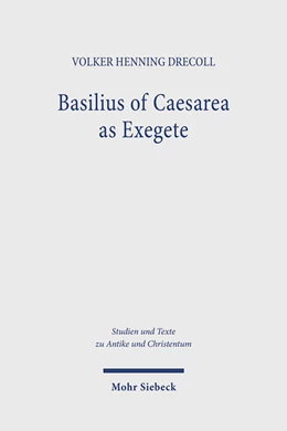 Abbildung von Drecoll | Basil of Caesarea as Exegete | 1. Auflage | 2025 | beck-shop.de