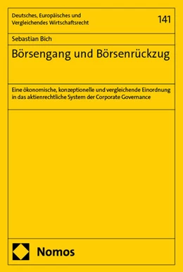 Abbildung von Bich | Börsengang und Börsenrückzug | 1. Auflage | 2024 | 141 | beck-shop.de