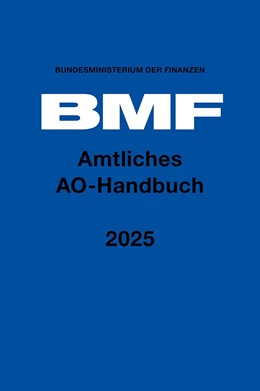 Abbildung von Bundesministerium Der Finanzen | Amtliches AO-Handbuch 2025 | 1. Auflage | 2025 | beck-shop.de