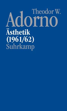 Abbildung von Adorno / Eusterschulte | Nachgelassene Schriften. Abteilung IV: Vorlesungen | 1. Auflage | 2025 | beck-shop.de