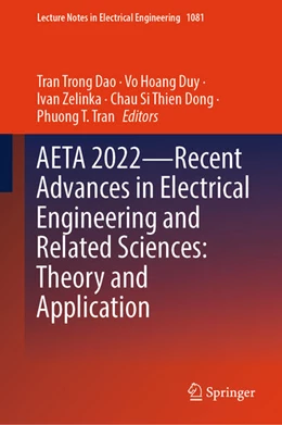 Abbildung von Trong Dao / Hoang Duy | AETA 2022-Recent Advances in Electrical Engineering and Related Sciences: Theory and Application | 1. Auflage | 2024 | beck-shop.de
