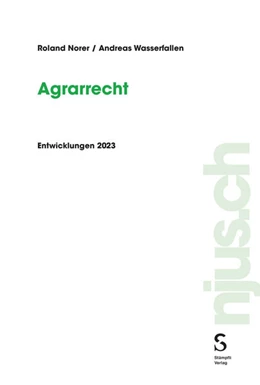 Abbildung von Norer / Wasserfallen | Agrarrecht | 1. Auflage | 2024 | beck-shop.de