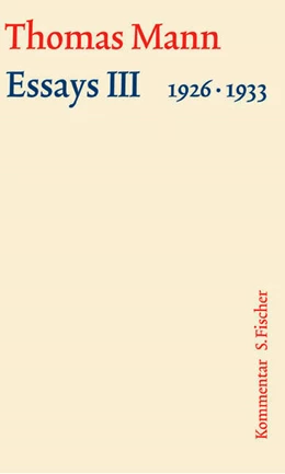 Abbildung von Mann / Marx | Essays III 1926-1933 | 1. Auflage | 2025 | beck-shop.de
