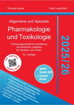 Abbildung von Karow / Lang-Roth | Allgemeine und Spezielle Pharmakologie und Toxikologie 2025/26 | 33. Auflage | 2024 | beck-shop.de