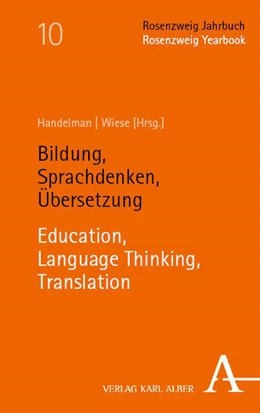 Abbildung von Handelman / Wiese | Bildung, Sprachdenken, Übersetzung | Bildung, Language Thinking, Translation | 1. Auflage | 2025 | beck-shop.de