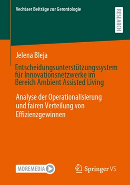 Abbildung von Bleja | Entscheidungsunterstützungssystem für Innovationsnetzwerke im Bereich Ambient Assisted Living | 1. Auflage | 2025 | beck-shop.de