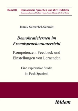 Abbildung von Schwebel-Schmitt | Demokratielernen im Fremdsprachenunterricht: Feed-back und Einstellungen von Lernenden.Kompetenzen | 1. Auflage | 2025 | beck-shop.de
