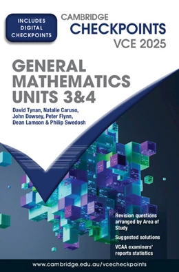 Abbildung von Tynan / Caruso | Cambridge Checkpoints VCE General Mathematics Units 3&4 2025 | 1. Auflage | 2024 | beck-shop.de