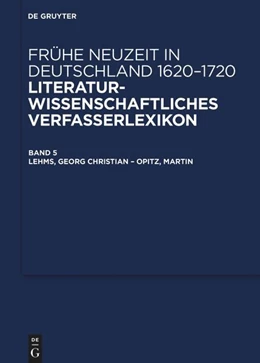 Abbildung von Arend / Jahn | Lehms, Georg Christian – Opitz, Martin | 1. Auflage | 2024 | beck-shop.de