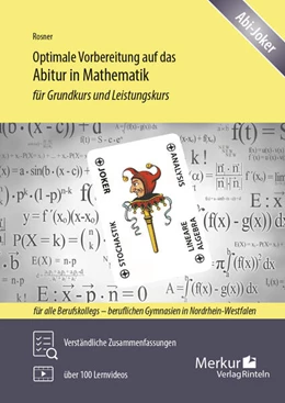 Abbildung von Rosner | Optimale Vorbereitung auf das Abitur in Mathematik (NRW). Für Grundkurs und Leistungskurs | 1. Auflage | 2024 | beck-shop.de