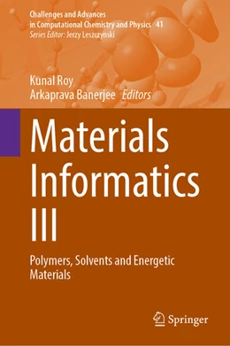 Abbildung von Roy / Banerjee | Materials Informatics III | 1. Auflage | 2025 | 41 | beck-shop.de