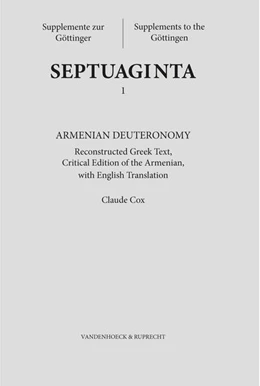 Abbildung von Cox | Armenian Deuteronomy | 1. Auflage | 2025 | beck-shop.de