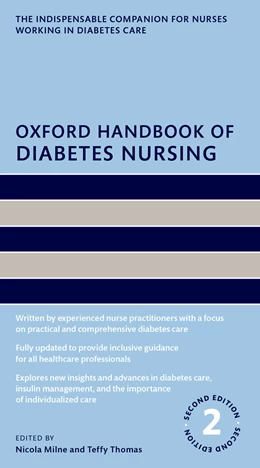 Abbildung von Milne / Thomas | Oxford Handbook of Diabetes Nursing | 2. Auflage | 2025 | beck-shop.de
