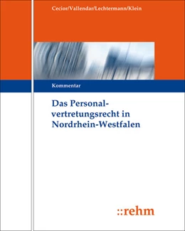 Abbildung von Cecior / Vallendar | Das Personalvertretungsrecht in Nordrhein-Westfalen - mit Aktualisierungsservice | 1. Auflage | 2024 | beck-shop.de