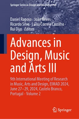 Abbildung von Raposo / Neves | Advances in Design, Music and Arts III | 1. Auflage | 2024 | 48 | beck-shop.de