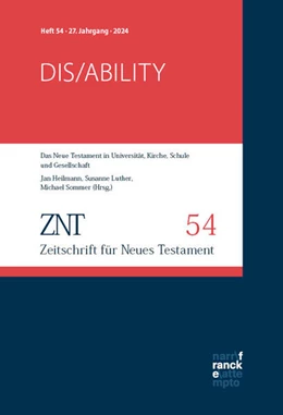 Abbildung von Heilmann / Luther | ZNT - Zeitschrift für Neues Testament 27. Jahrgang, Heft 54 (2024) | 1. Auflage | 2024 | beck-shop.de
