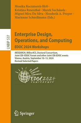 Abbildung von Kaczmarek-Heß / Rosenthal | Enterprise Design, Operations, and Computing. EDOC 2024 Workshops                                        | 1. Auflage | 2025 | 537 | beck-shop.de