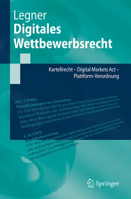 Abbildung von Legner | Digitales Wettbewerbsrecht | 1. Auflage | 2025 | beck-shop.de