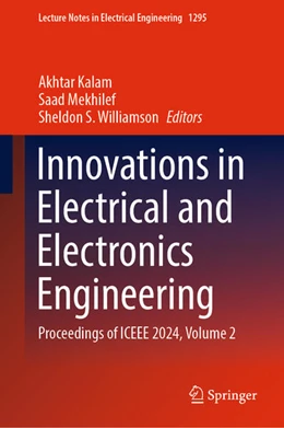 Abbildung von Kalam / Mekhilef | Innovations in Electrical and Electronics Engineering | 1. Auflage | 2025 | beck-shop.de