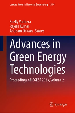 Abbildung von Vadhera / Kumar | Advances in Green Energy Technologies | 1. Auflage | 2025 | beck-shop.de
