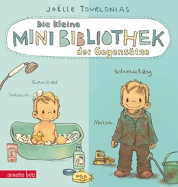 Abbildung von Tourlonias | Die kleine Mini-Bibliothek der Gegensätze - Ein Pappbilderbuch über Gegensätze (Die Mini-Bibliothek der Wörter) | 1. Auflage | 2025 | beck-shop.de