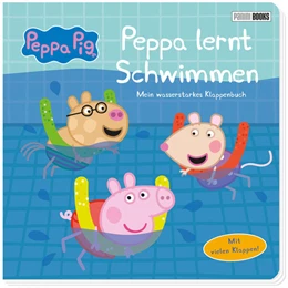 Abbildung von Panini | Peppa Pig: Peppa lernt Schwimmen - Mein wasserstarkes Klappenbuch | 1. Auflage | 2025 | beck-shop.de