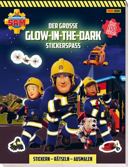 Abbildung von Panini | Feuerwehrmann Sam: Der große Glow-in-the-Dark Stickerspaß: Stickern - Rätseln - Ausmalen | 1. Auflage | 2025 | beck-shop.de