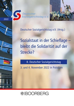 Abbildung von Deutscher Sozialgerichtstag e. V. | Sozialstaat in der Schieflage - bleibt die Solidarität auf der Strecke? | 1. Auflage | 2024 | beck-shop.de