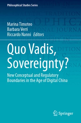 Abbildung von Timoteo / Nanni | Quo Vadis, Sovereignty? | 1. Auflage | 2024 | beck-shop.de