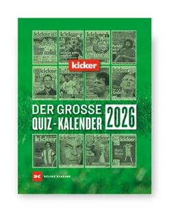 Abbildung von Der große kicker Quiz-Kalender 2026 | 1. Auflage | 2025 | beck-shop.de